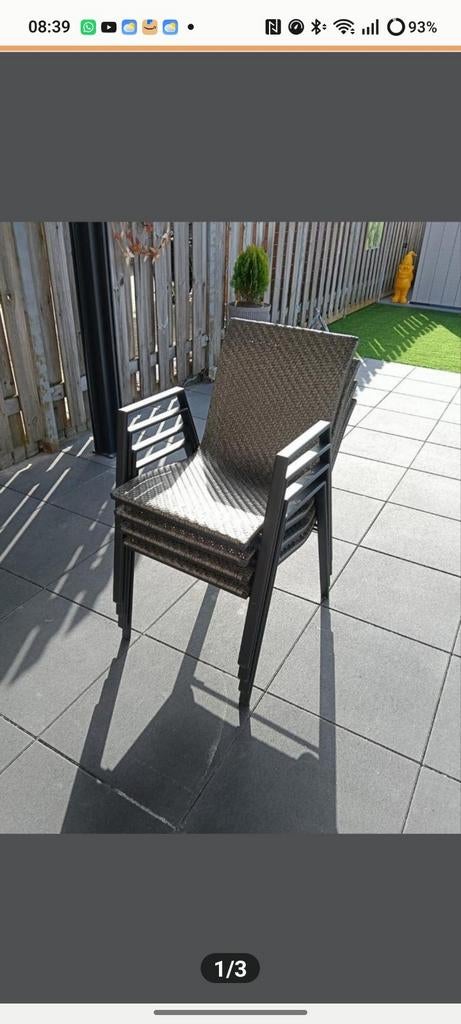 Tuinstoelen, 4 stuks, Ophalen of Verzenden