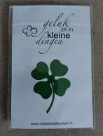 Klavertje 4 Sleutelhanger / Tassenhanger, Sieraden, Tassen en Uiterlijk, Nieuw, Ophalen of Verzenden, Zilver, Overige materialen