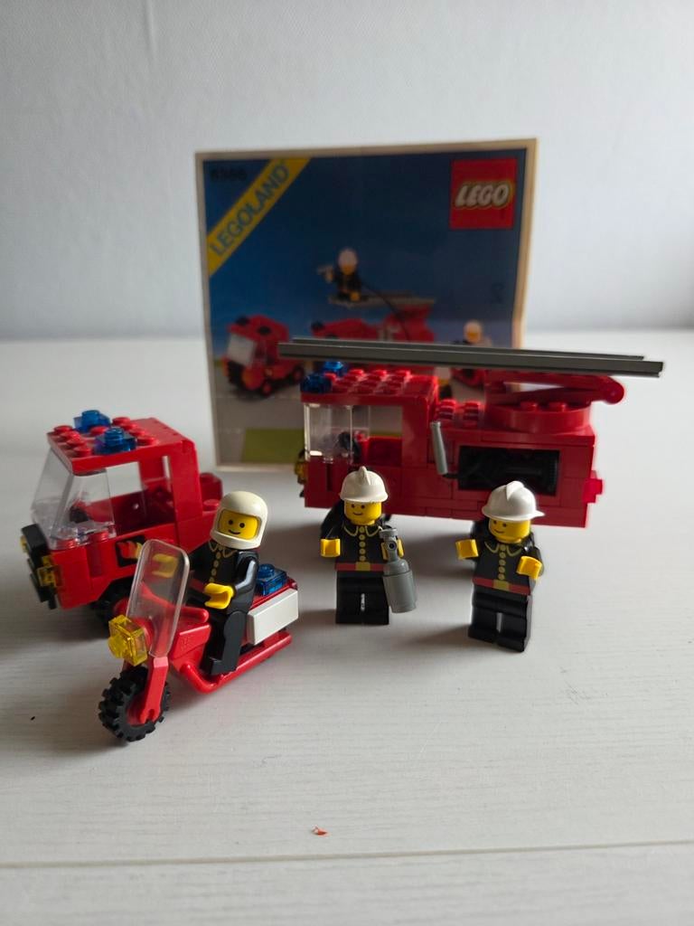 Lego 6366 - Fire and rescue squad, Kinderen en Baby's, Speelgoed | Duplo en Lego, Compleet, Gebruikt, Lego, Ophalen of Verzenden