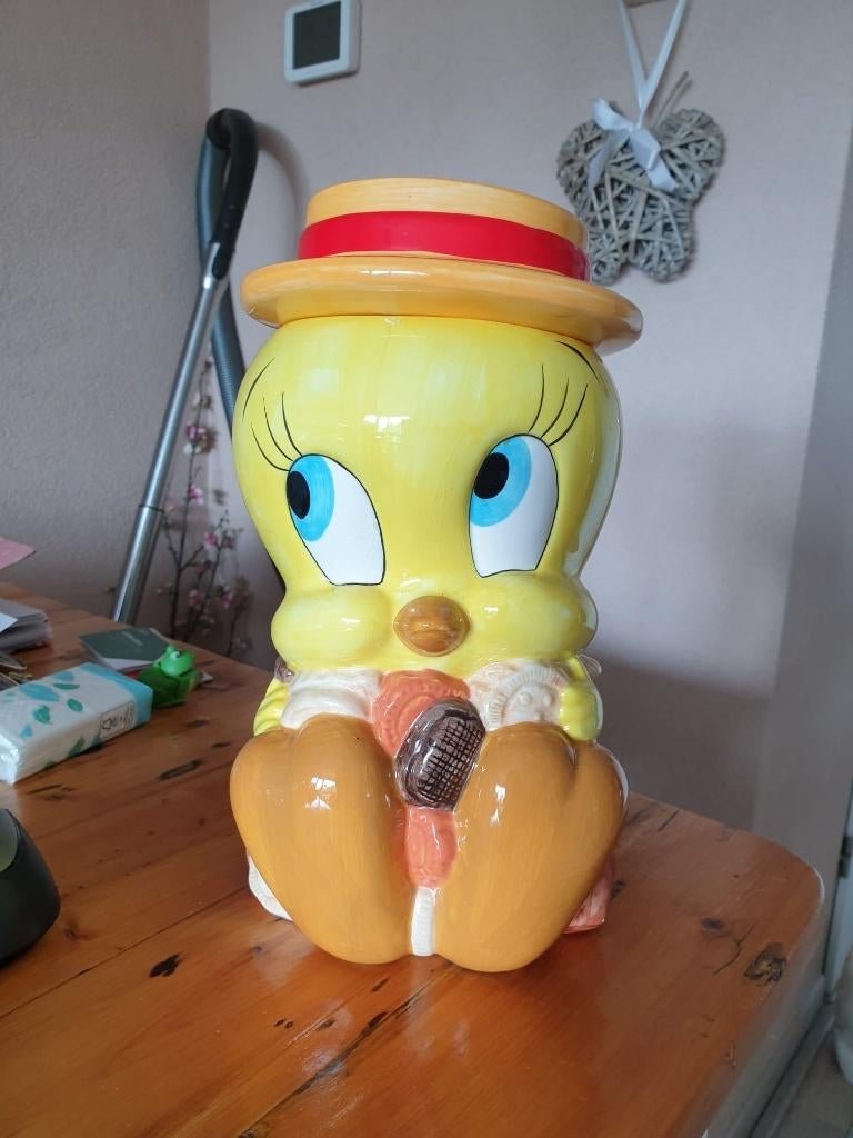 Tweety cookie jar, Ophalen of Verzenden, Overige figuren, Gebruikt, Gebruiksvoorwerp