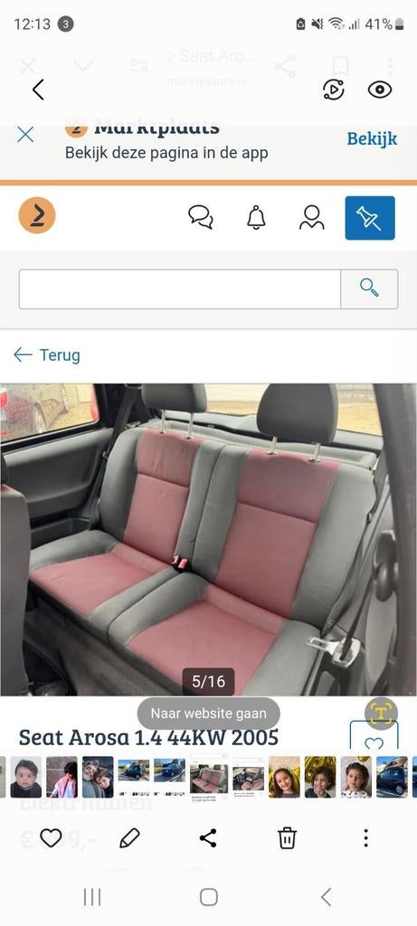 Seat Arosa 1.4 44KW 2005 Zwart, Auto's, Seat, Voorwielaandrijving, 450 kg, 31 €/maand, 4 stoelen