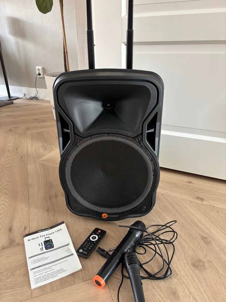 N-Gear The Flash 1205 Draagbare Bluetooth Speaker met Microf, Overige typen, Zo goed als nieuw, Minder dan 60 watt, Ophalen