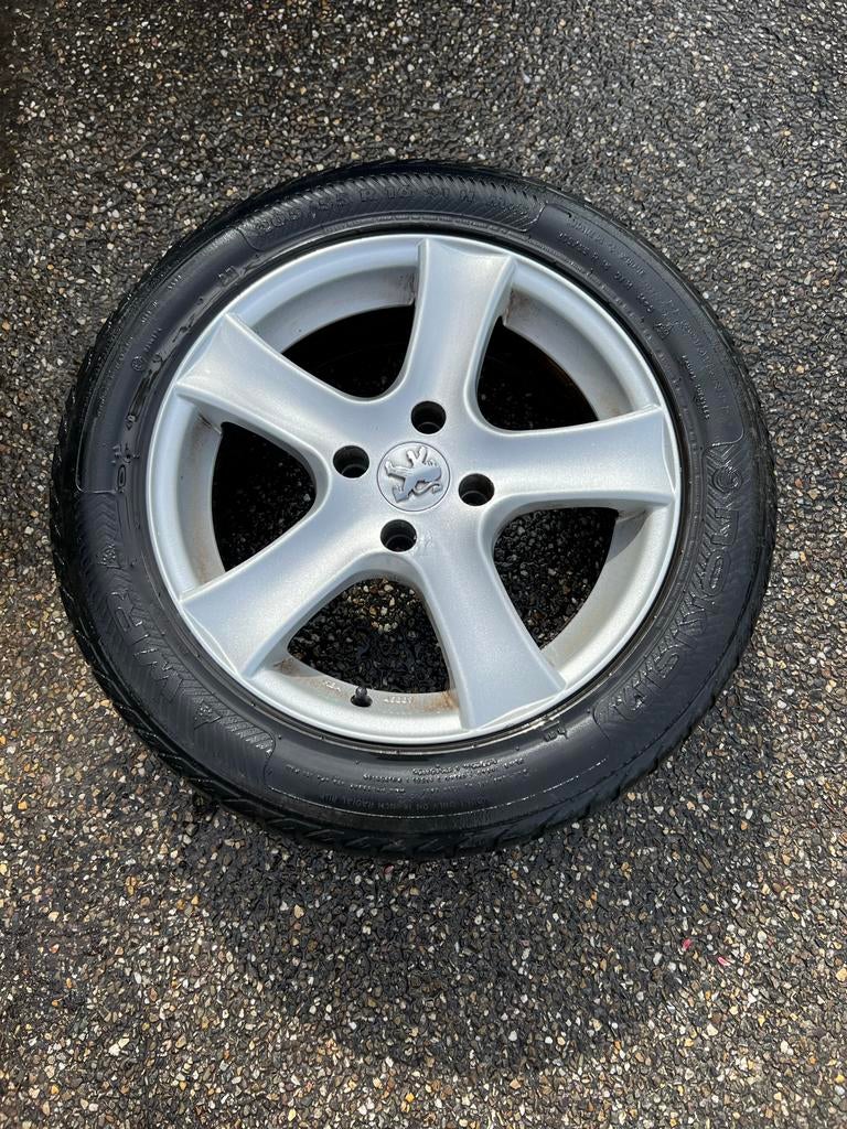 Peugeot 307 16” lichtmetalen velgen met winterbanden, Ophalen
