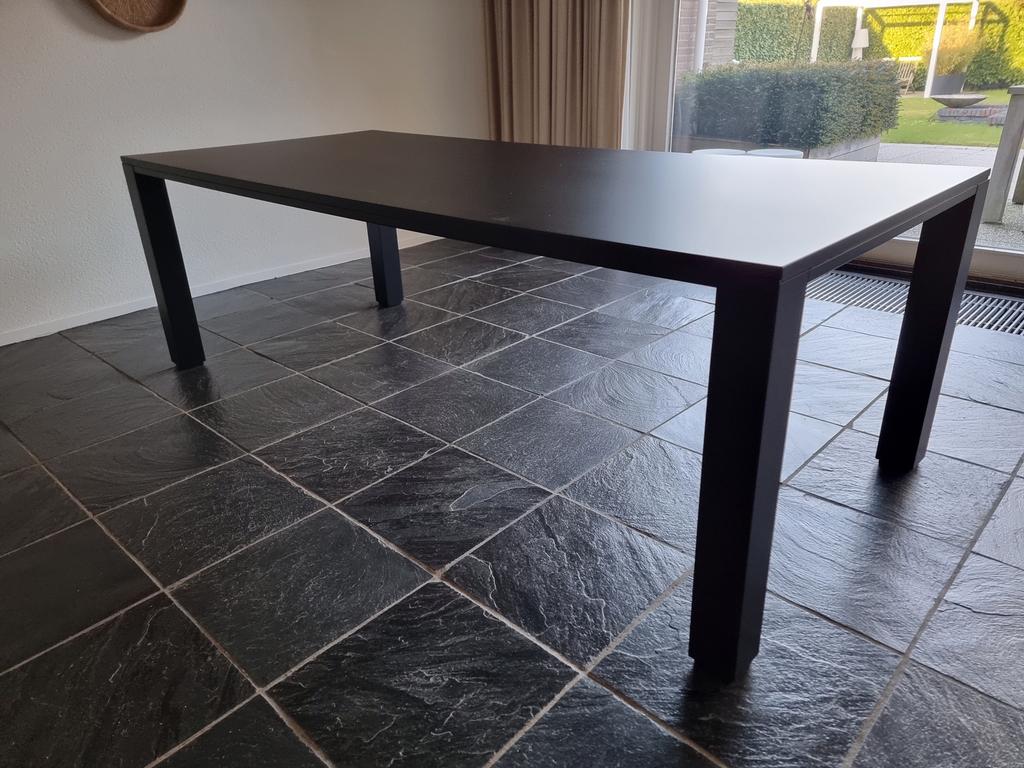 Gelderland eettafel ontwerp Jan des Bouvrie, Ophalen, 200 cm of meer, 50 tot 100 cm, Zo goed als nieuw
