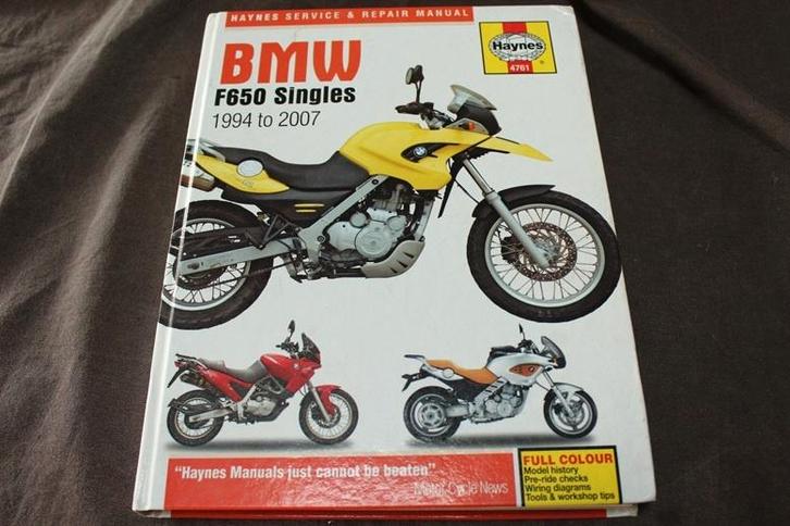 BMW F650 singles 1994-2007 motorfiets werkplaatsboek manual, Motoren, Handleidingen en Instructieboekjes, BMW, Ophalen of Verzenden