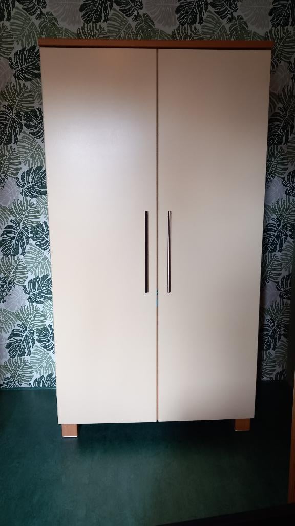 tienerkamer kledingkast en bed, Ophalen, Gebruikt, Eenpersoons