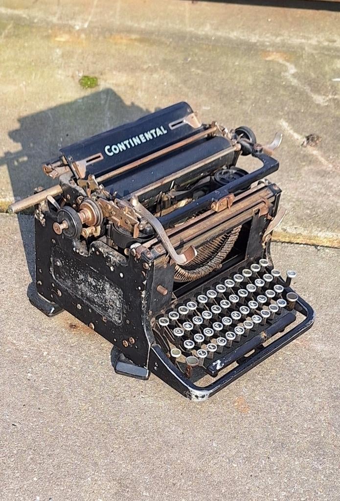 Typemachine van Continental, voor de reclame verzamelaar., Gebruikt, ., Ophalen of Verzenden, .
