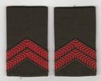 set rangen epauletten Soldaat 1e klasse (Y), Verzenden, Landmacht, Nederland, Embleem of Badge
