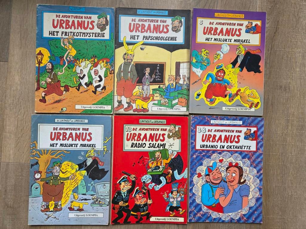 Urbanus   sjef van Oekel    Buffalo Bill, Meerdere stripboeken, Ophalen of Verzenden, Gelezen