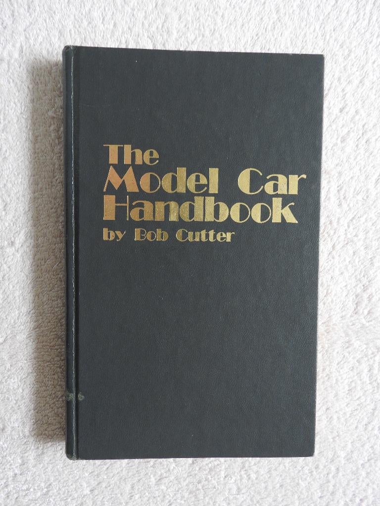 The Model Car Handbook by Bob Cutter, Ophalen of Verzenden, Zo goed als nieuw, Overige onderwerpen