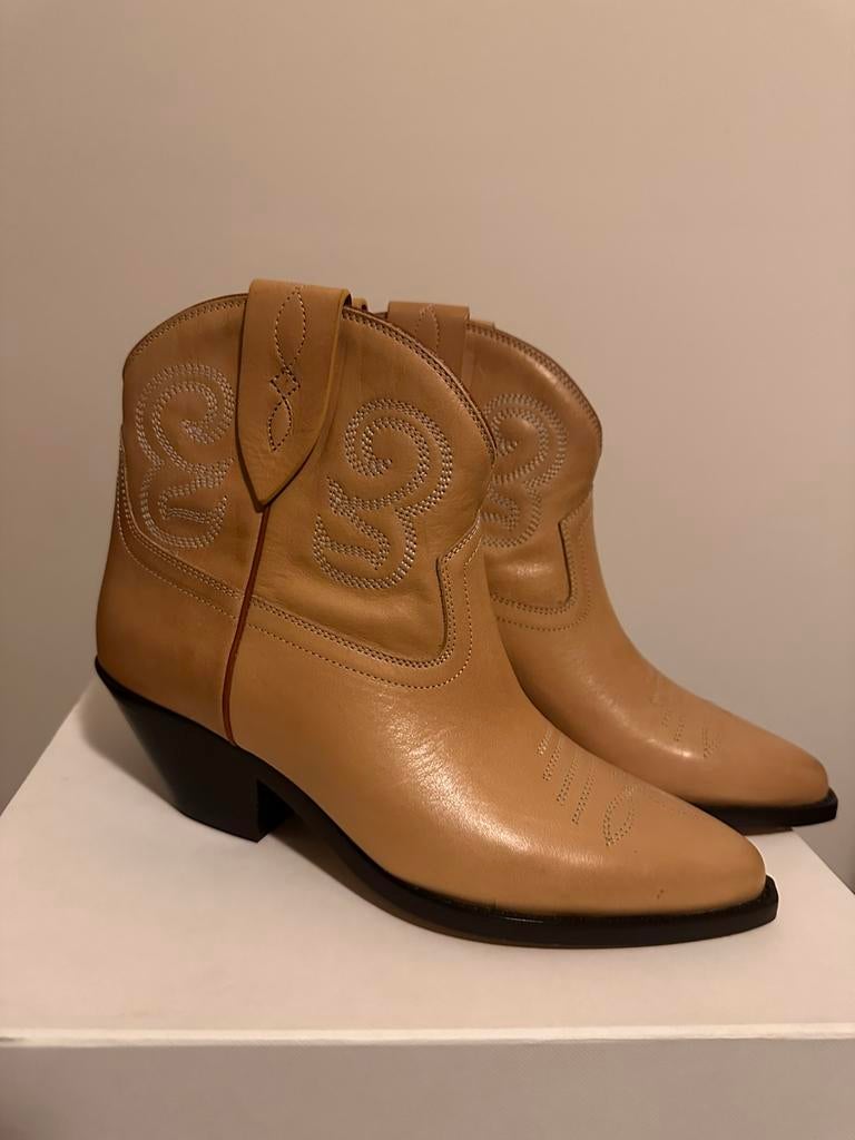 Isabel Marant Cowboylaarzen 38 Nieuw Origineel, Ophalen of Verzenden, Nieuw, Beige, Lage of Enkellaarzen