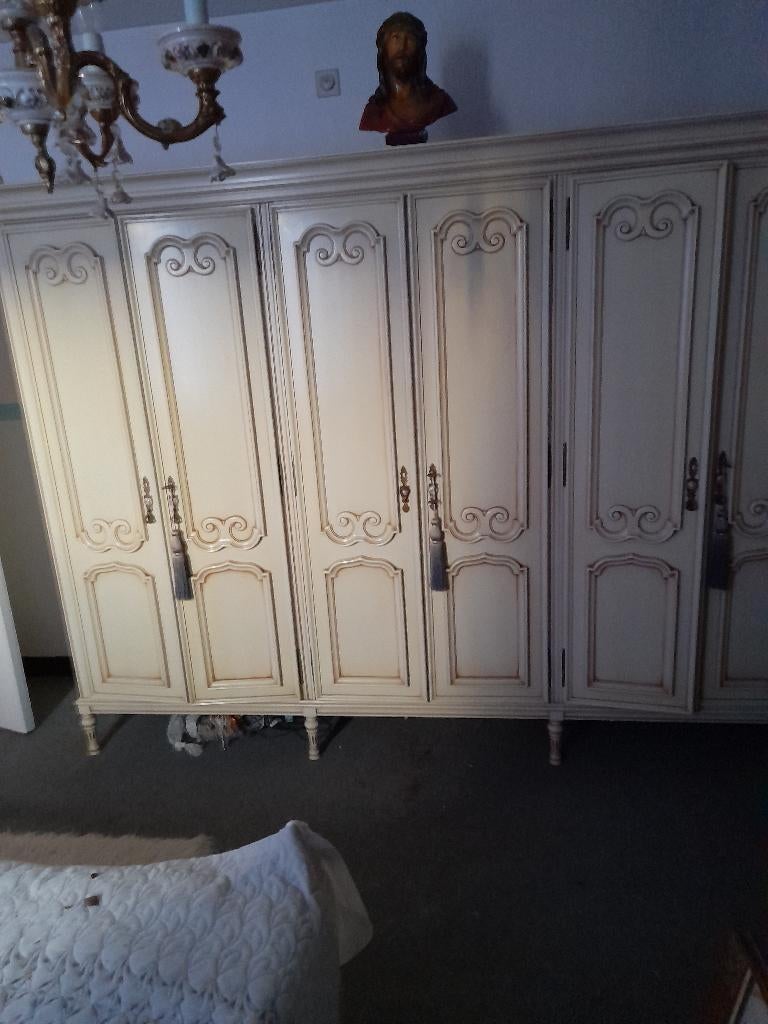 Vintage meubels slaapkamer, Ophalen, Gebruikt, Tweepersoons, Klassiek