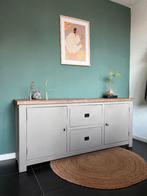 dressoir lade kast tv hal leg meiden vintage servies eiken, Huis en Inrichting, Kasten | Dressoirs, Ophalen, Met plank(en), Gebruikt