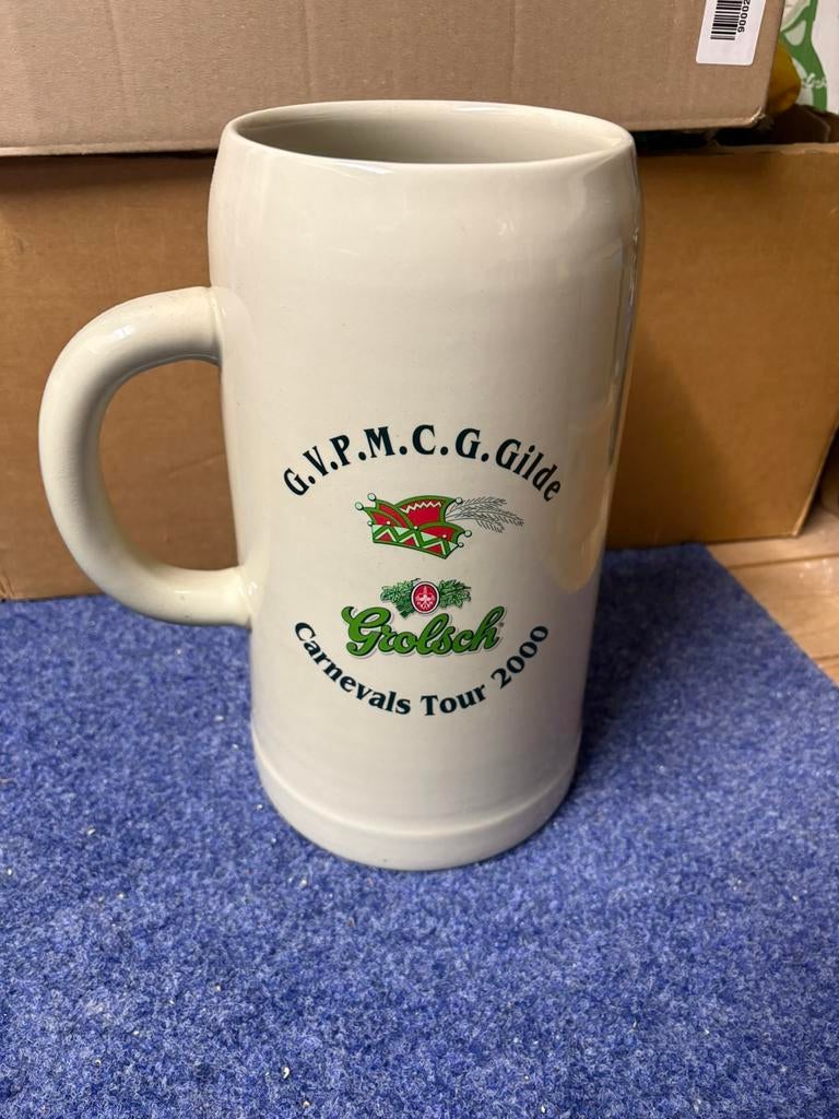 Grolsch 5 liter pul carnevals tour 2000, Verzamelen, Biermerken, Ophalen of Verzenden, Zo goed als nieuw, Pul(len), Grolsch