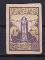 B41A) 1913 NL vignet Tentoonstelling de vrouw 1813-1913, Ophalen of Verzenden, T/m 1940, Postfris