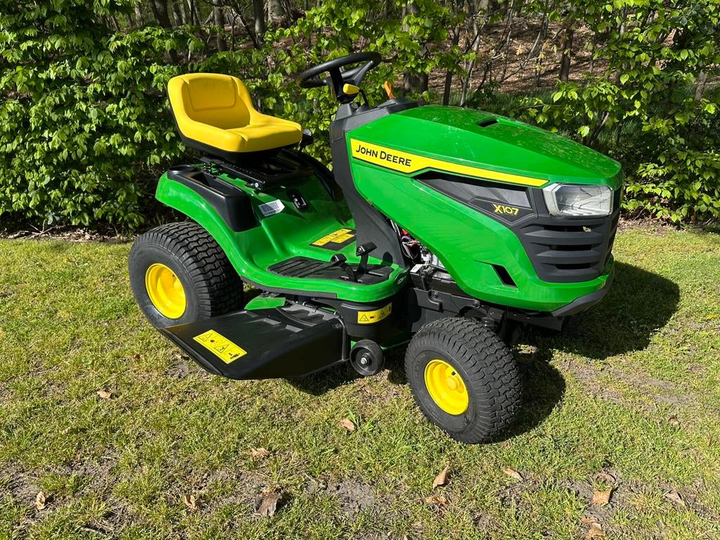 John Deere X107, Ophalen, Nieuw, Elektrische starter, 90 tot 120 cm