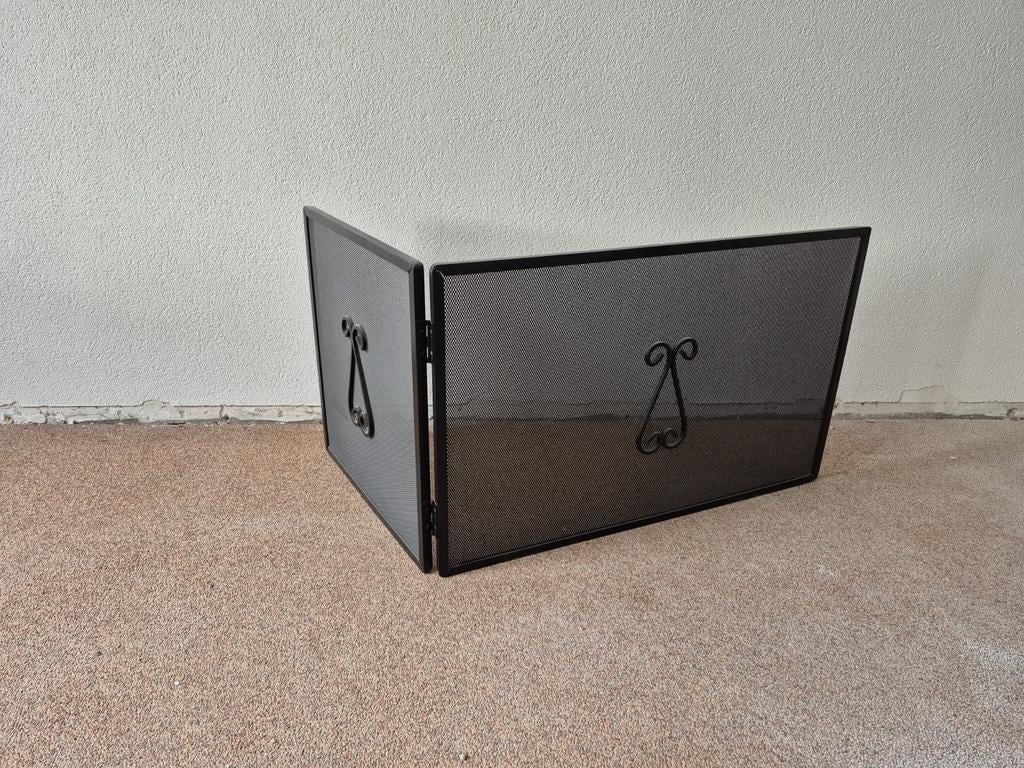 Haardscherm, Ophalen of Verzenden, Zo goed als nieuw, Vrijstaande haard, Houthaard