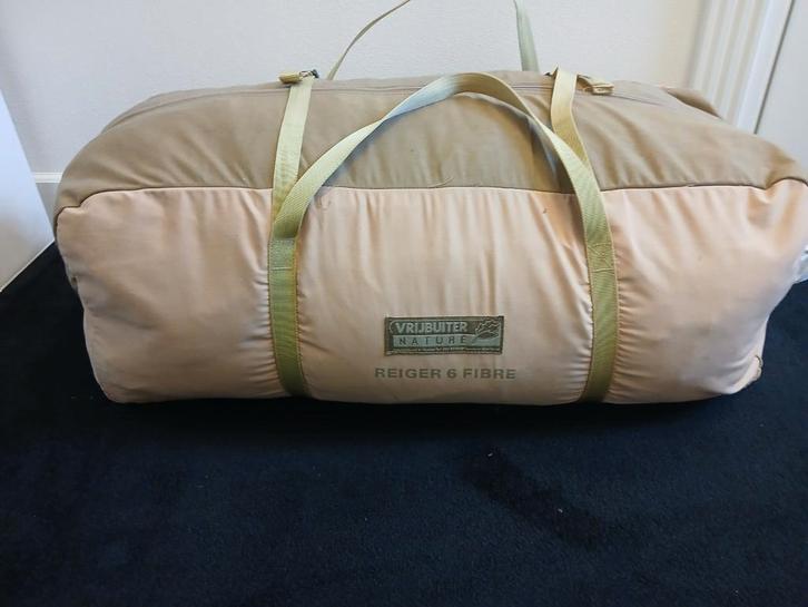 Vrijbuiter Reiger 6 Fibre tent - 6 persoons, Caravans en Kamperen, Tenten, Ophalen