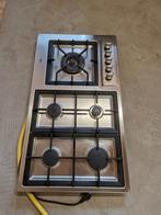 Gas kookplaat etna met wok brander, Ophalen of Verzenden, Inbouw, Gas, 5 kookzones of meer