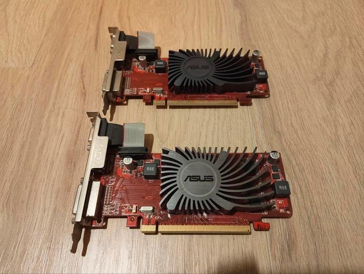 Passieve HD 5450 Videokaarten, Computers en Software, Videokaarten, Gebruikt, AMD, PCI-Express 2.0, GDDR3, HDMI, DVI, VGA, Ophalen of Verzenden