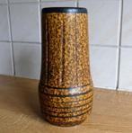 Scheurich 329-18 vintage vaas gemeleerd bruin West-Germany, Gebruikt, Overige kleuren, Aardewerk of Porselein, Ophalen of Verzenden