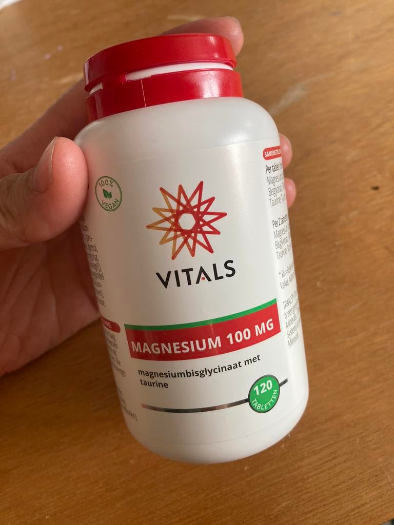 Magnesium Supplementen Vitals, Sport en Fitness, Gezondheidsproducten en Wellness, Ophalen of Verzenden, Zo goed als nieuw, Overige typen