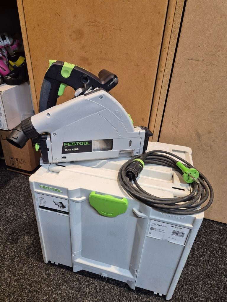 Festool ts 55 febq invalzaag, Ophalen of Verzenden, Zo goed als nieuw, 1200 watt of meer, Overige typen