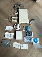 Nintendo Wii, Ophalen, Gebruikt, Met 2 controllers, Met stuurtje