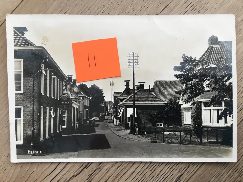 Ansichtkaart Groningen, Ezinge, Ophalen of Verzenden, Gelopen, Groningen
