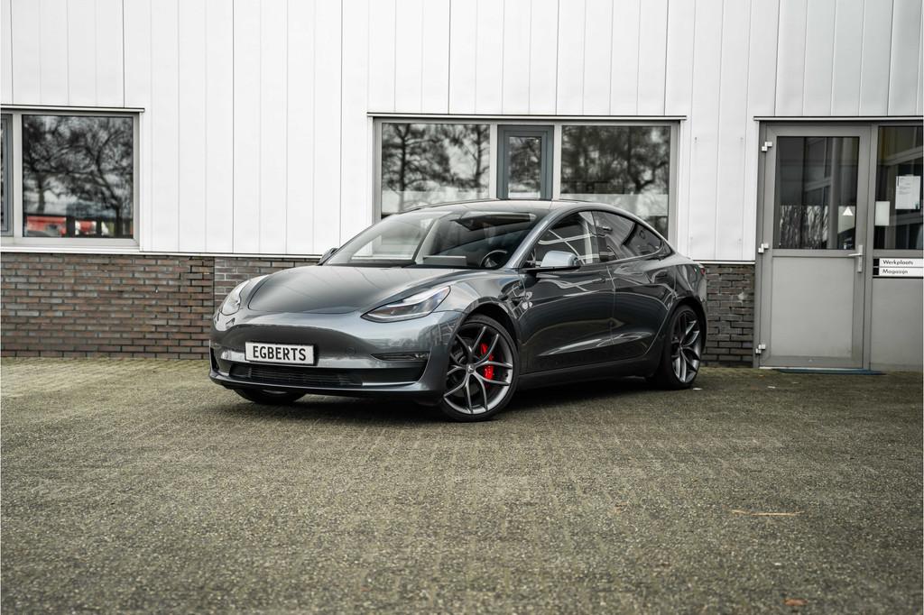 Tesla Model 3 Performance AWD Dual | BTW auto | (bj 2019), Auto's, Tesla, Automaat, Gebruikt, Stoelverwarming, Leder