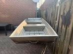 Aluminium platbodem te koop met 5 pk motor, Watersport en Boten, Ophalen, Tot 10 pk, Aluminium, 3 tot 6 meter