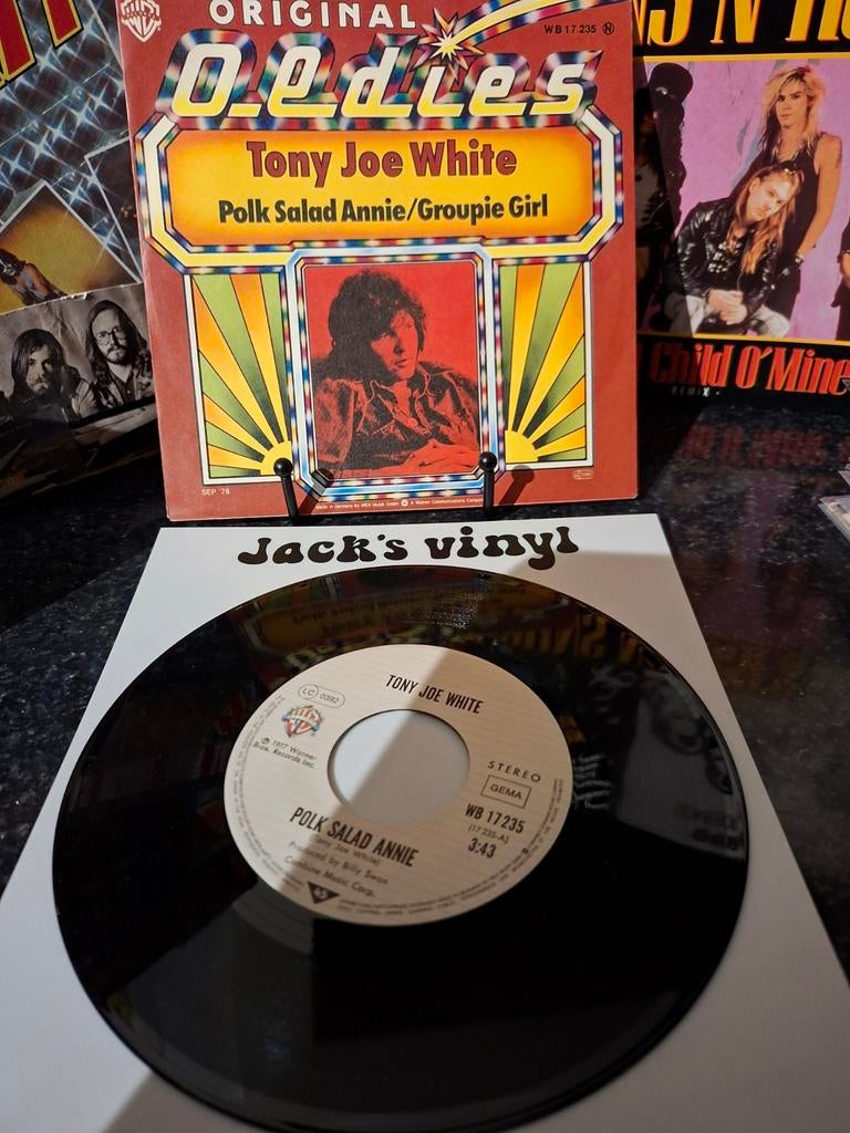 Tony Joe White - Polk Salad Annie / Groupie Girl 1978, Ophalen of Verzenden, Zo goed als nieuw, Overige formaten