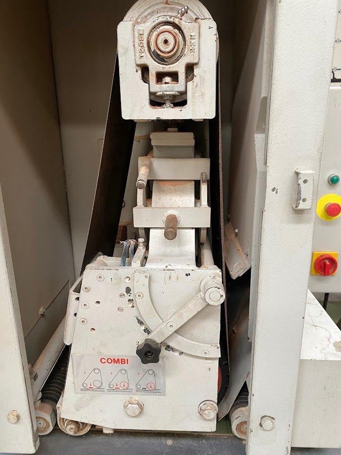 breedbandschuurmachine, Ophalen