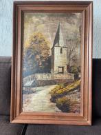 Schilderij Kerk Bemelen, Antiek en Kunst, Kunst | Schilderijen | Klassiek, Ophalen