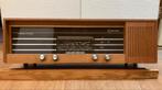 Vintage Philips Radio met werkende lampen en 2 boxen, Ophalen, Gebruikt, Radio