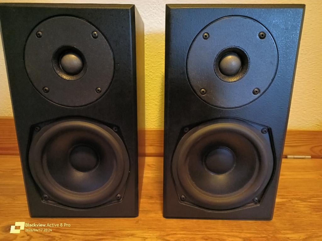 Totem Mite speakers, Audio, Tv en Foto, Luidsprekers, Gebruikt, Front, Rear of Stereo speakers, 60 tot 120 watt, Overige merken
