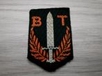 Mouwembleem Bewakings Troepen Brabants weefsel, Verzenden, Landmacht, Nederland, Embleem of Badge