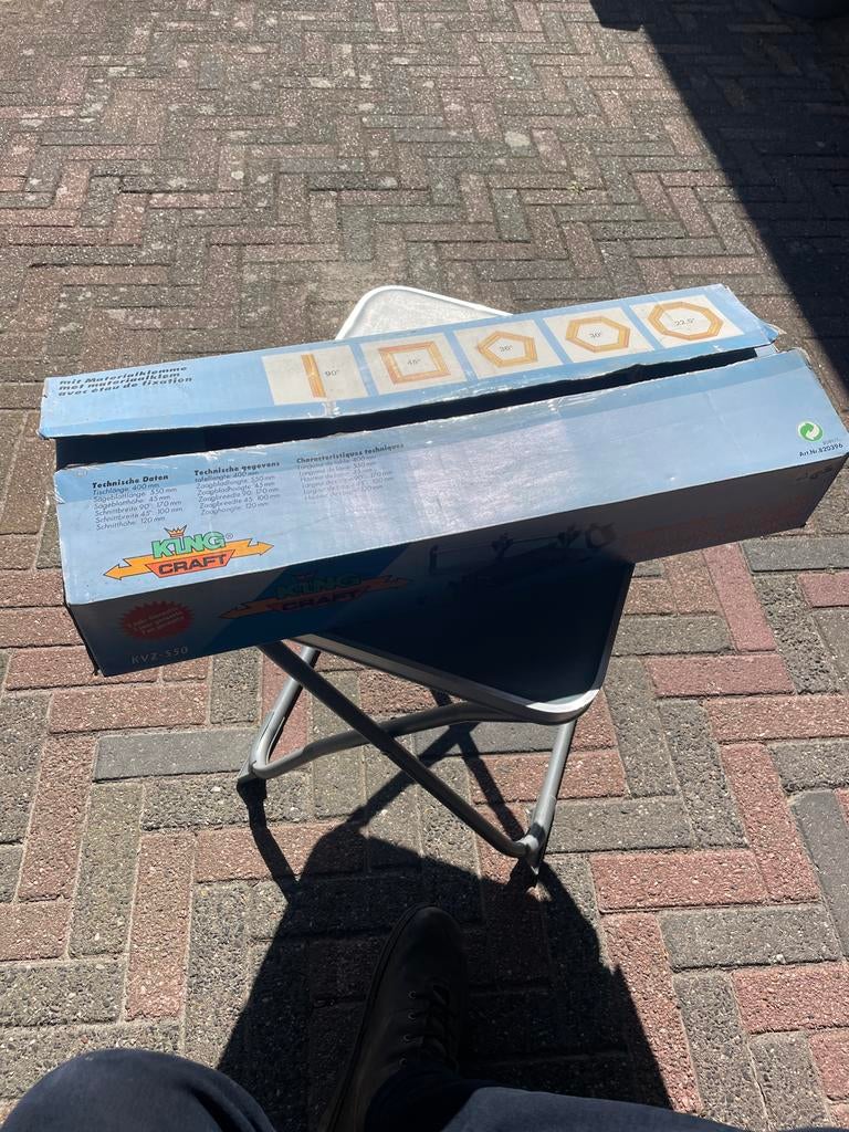 King Craft Verstekzaag KVZ-550 - Nieuw in doos, Ophalen of Verzenden, Zo goed als nieuw