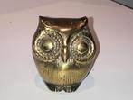Bronzen uil vintage beeldje, Ophalen of Verzenden, Brons