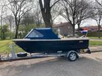 Lamirs sloep, complete set pega trailer Yamaha 15pk 4-tact, Watersport en Boten, Ophalen, 10 tot 30 pk, Zo goed als nieuw, 3 tot 6 meter