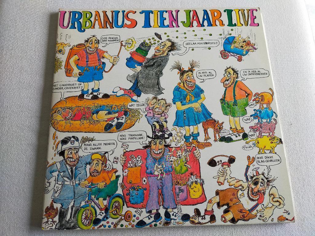 3 LP Set van Urbanus, Cd's en Dvd's, Vinyl | Nederlandstalig, Ophalen, 1980 - 1989, Zo goed als nieuw, Pop