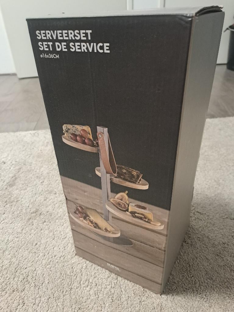 GUSTA Serveerset, Huis en Inrichting, Keuken | Servies, Overige materialen, Overige typen, Nieuw, Ophalen of Verzenden