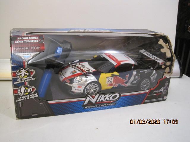 nikko porsche 911 GT 3 cup als nieuw (378), Ophalen of Verzenden, Zo goed als nieuw, Overige schalen, Auto onroad