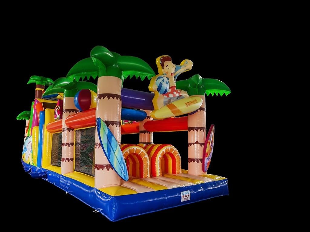 Te koop mooie nieuwe stormbaan beach 14x3,8 meter, Hobby en Vrije tijd, Feestartikelen | Verhuur, Ophalen of Verzenden, Nieuw