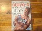 Steve-O Boek met handtekening ! Jackass, Ophalen of Verzenden, Zo goed als nieuw, Film, Tv en Media