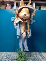 Paashaas van papier-maché, Ophalen