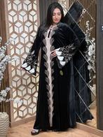 Elegante Velours Abaya voor Eid - Maat L, Kleding | Dames, Zwart, Maat 42/44 (L), Nieuw, Ophalen of Verzenden
