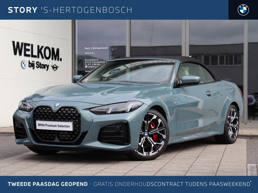 BMW 4 Serie Cabrio 420i High Executive M Sport Automaat / Ai, Auto's, BMW, 1998 cc, Gebruikt, 4 stoelen, Bedrijf
