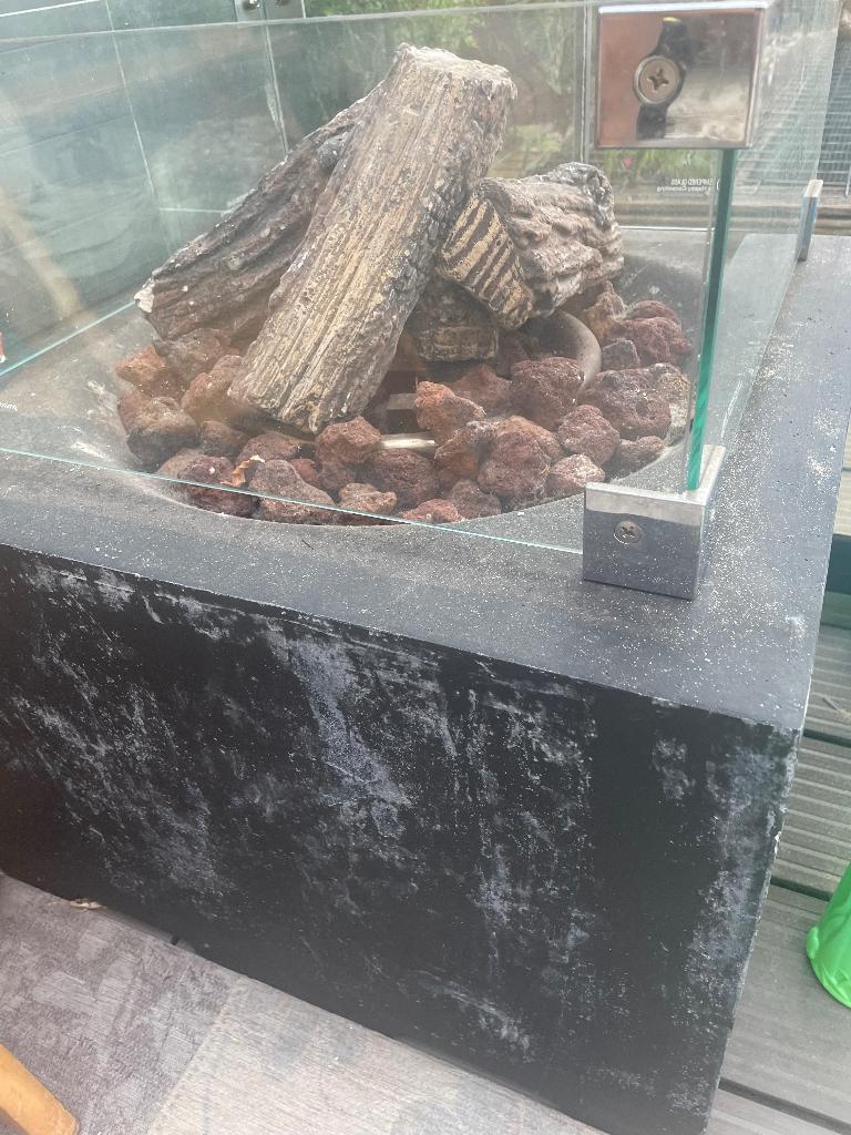 Gas kachel buiten, Tuin en Terras, Vuurkorven, Gebruikt, Vuurkorf, Ophalen