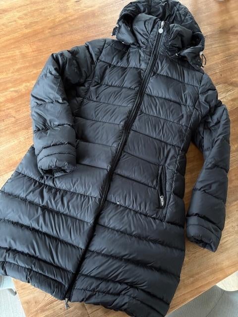 Lange jas Guess maat XL, Kleding | Dames, Jassen | Winter, Guess, Zwart, Maat 46/48 (XL) of groter, Ophalen of Verzenden